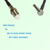 FME Female to MS162 Male Right Angle RF Cable Assembly