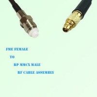 FME Female to RP MMCX Male RF Cable Assembly