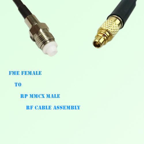 FME Female to RP MMCX Male RF Cable Assembly FME Female to RP MMCX Male RF Cable Assembly