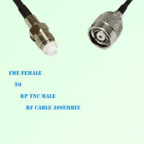 FME Female to RP TNC Male RF Cable Assembly FME Female to RP TNC Male RF Cable Assembly