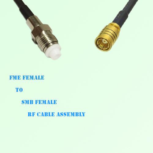 FME Female to SMB Female RF Cable Assembly