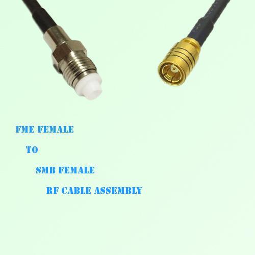 FME Female to SMB Female RF Cable Assembly FME Female to SMB Female RF Cable Assembly