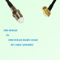 FME Female to SMB Female Right Angle RF Cable Assembly FME Female to SMB Female Right Angle RF Cable Assembly