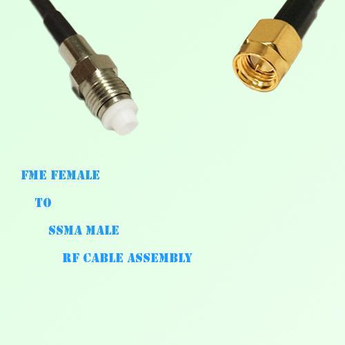 FME Female to SSMA Male RF Cable Assembly FME Female to SSMA Male RF Cable Assembly