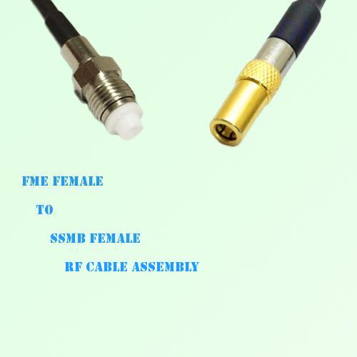 FME Female to SSMB Female RF Cable Assembly FME Female to SSMB Female RF Cable Assembly