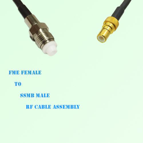 FME Female to SSMB Male RF Cable Assembly