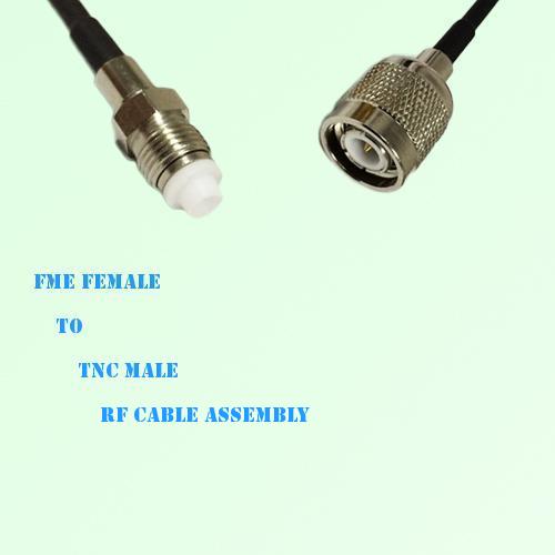 FME Female to TNC Male RF Cable Assembly
