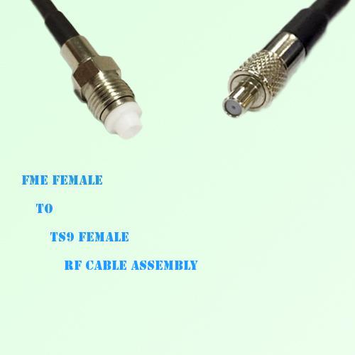 FME Female to TS9 Female RF Cable Assembly