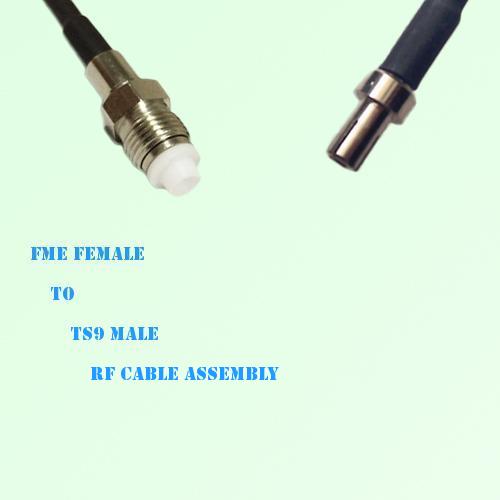 FME Female to TS9 Male RF Cable Assembly
