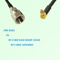 FME Male to MC-Card Male Right Angle RF Cable Assembly FME Male to MC-Card Male Right Angle RF Cable Assembly