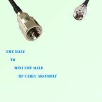 FME Male to Mini UHF Male RF Cable Assembly FME Male to Mini UHF Male RF Cable Assembly