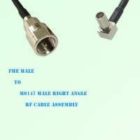 FME Male to MS147 Male Right Angle RF Cable Assembly