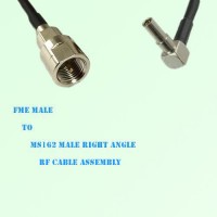 FME Male to MS162 Male Right Angle RF Cable Assembly