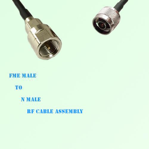 FME Male to N Male RF Cable Assembly
