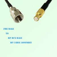 FME Male to RP MCX Male RF Cable Assembly