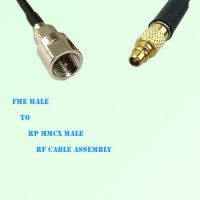 FME Male to RP MMCX Male RF Cable Assembly