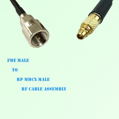 FME Male to RP MMCX Male RF Cable Assembly FME Male to RP MMCX Male RF Cable Assembly