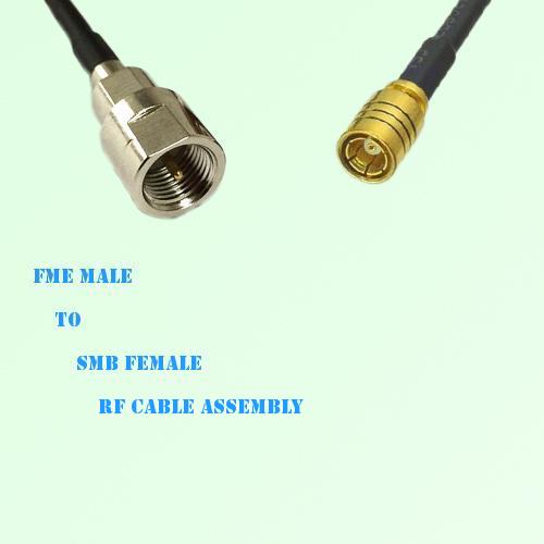 FME Male to SMB Female RF Cable Assembly