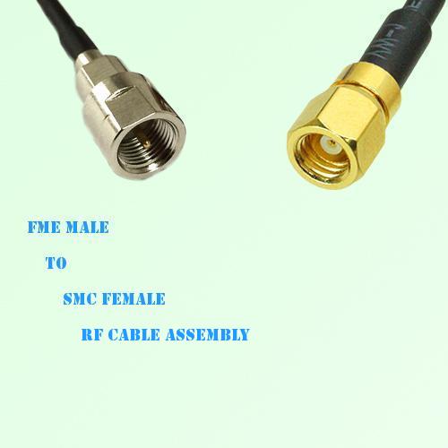 FME Male to SMC Female RF Cable Assembly FME Male to SMC Female RF Cable Assembly
