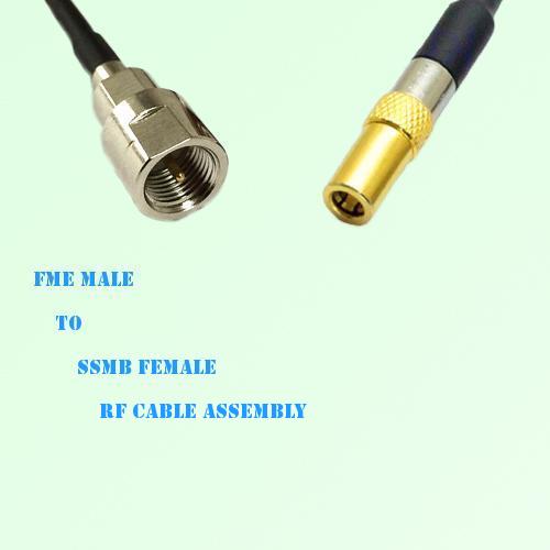 FME Male to SSMB Female RF Cable Assembly