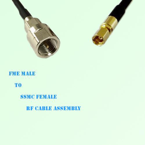 FME Male to SSMC Female RF Cable Assembly