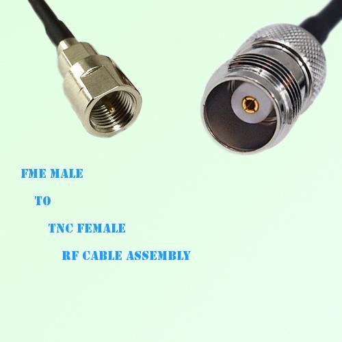FME Male to TNC Female RF Cable Assembly