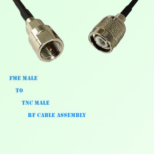 FME Male to TNC Male RF Cable Assembly