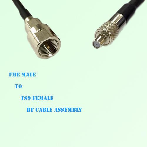 FME Male to TS9 Female RF Cable Assembly
