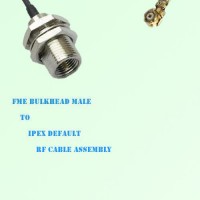 FME Bulkhead Male to IPEX RF Cable Assembly