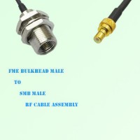 FME Bulkhead Male to SMB Male RF Cable Assembly FME Bulkhead Male to SMB Male RF Cable Assembly
