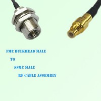 FME Bulkhead Male to SSMC Male RF Cable Assembly FME Bulkhead Male to SSMC Male RF Cable Assembly