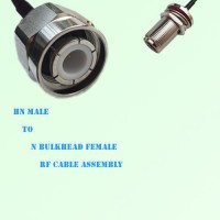 HN Male to N Bulkhead Female RF Cable Assembly