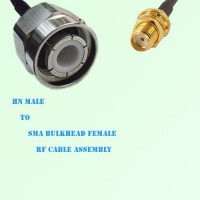 HN Male to SMA Bulkhead Female RF Cable Assembly