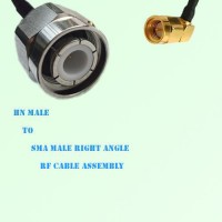 HN Male to SMA Male Right Angle RF Cable Assembly