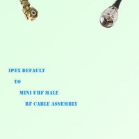 IPEX to Mini UHF Male RF Cable Assembly