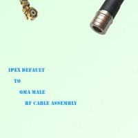 IPEX to QMA Male RF Cable Assembly