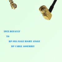 IPEX to RP SMA Male Right Angle RF Cable Assembly