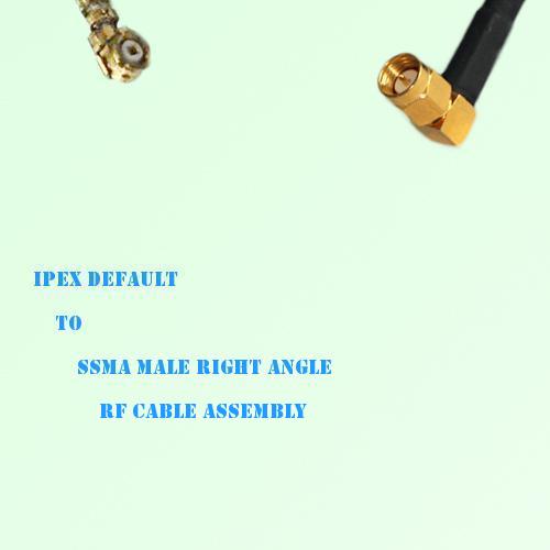 IPEX to SSMA Male Right Angle RF Cable Assembly IPEX to SSMA Male Right Angle RF Cable Assembly