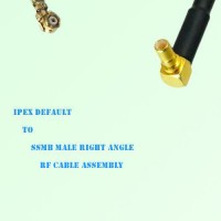 IPEX to SSMB Male Right Angle RF Cable Assembly