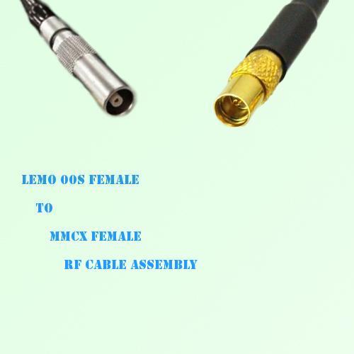 Lemo FFA 00S Female to MMCX Female RF Cable Assembly Lemo FFA 00S Female to MMCX Female RF Cable Assembly