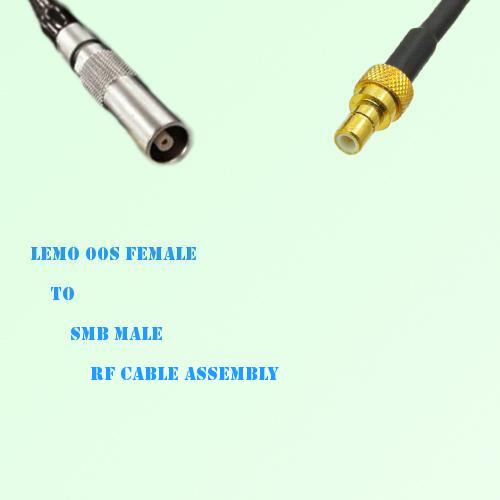 Lemo FFA 00S Female to SMB Male RF Cable Assembly Lemo FFA 00S Female to SMB Male RF Cable Assembly