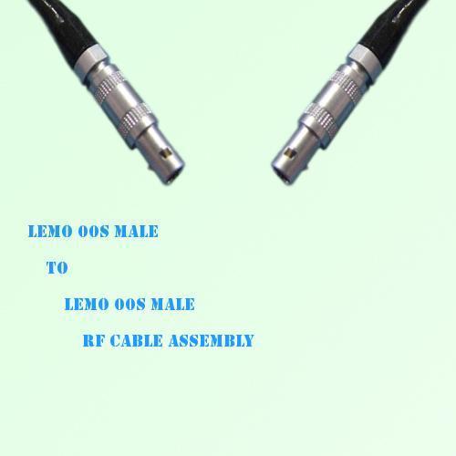 Lemo FFA 00S Male to Lemo FFA 00S Male RF Cable Assembly