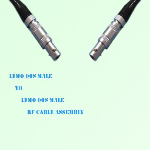 Lemo FFA 00S Male to Lemo FFA 00S Male RF Cable Assembly Lemo FFA 00S Male to Lemo FFA 00S Male RF Cable Assembly