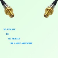 Microdot 10-32 M5 Female to Microdot 10-32 M5 Female RF Cable Assembly