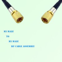 Microdot 10-32 M5 Male to Microdot 10-32 M5 Male RF Cable Assembly Microdot 10-32 M5 Male to Microdot 10-32 M5 Male RF Cable Assembly