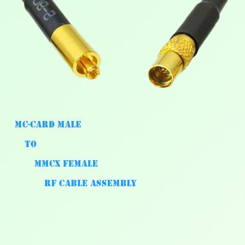 MC-Card Male to MMCX Female RF Cable Assembly