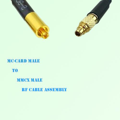 MC-Card Male to MMCX Male RF Cable Assembly