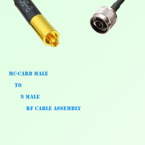 MC-Card Male to N Male RF Cable Assembly