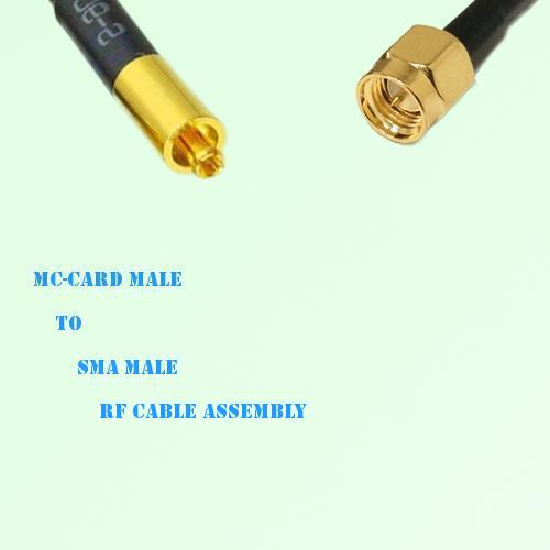 MC-Card Male to SMA Male RF Cable Assembly