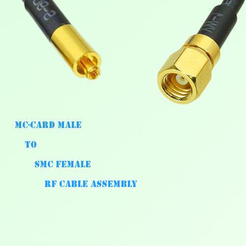 MC-Card Male to SMC Female RF Cable Assembly